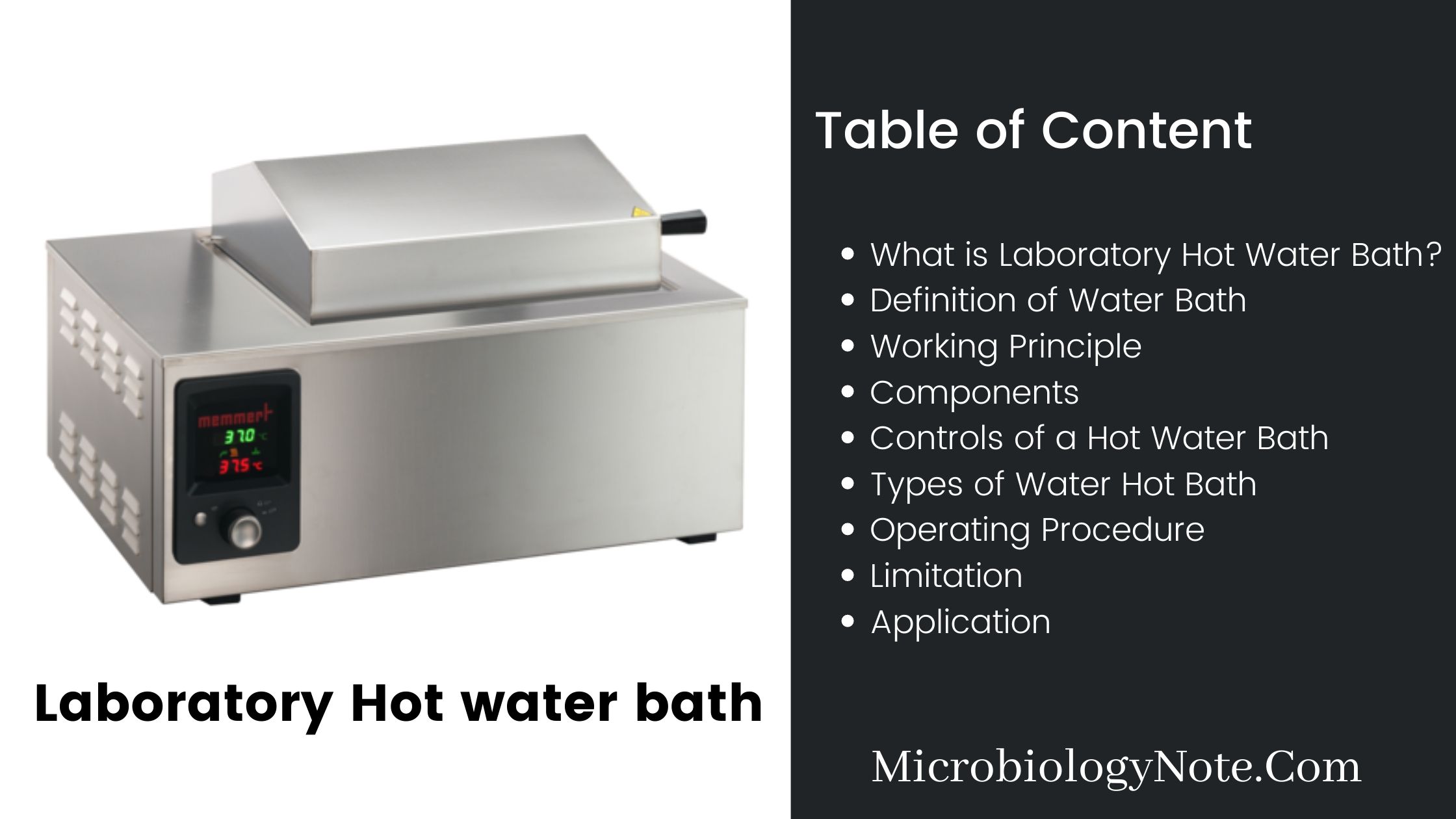 Laboratory Hot water bath