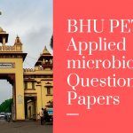 BHU PET Applied microbiology Question Papers