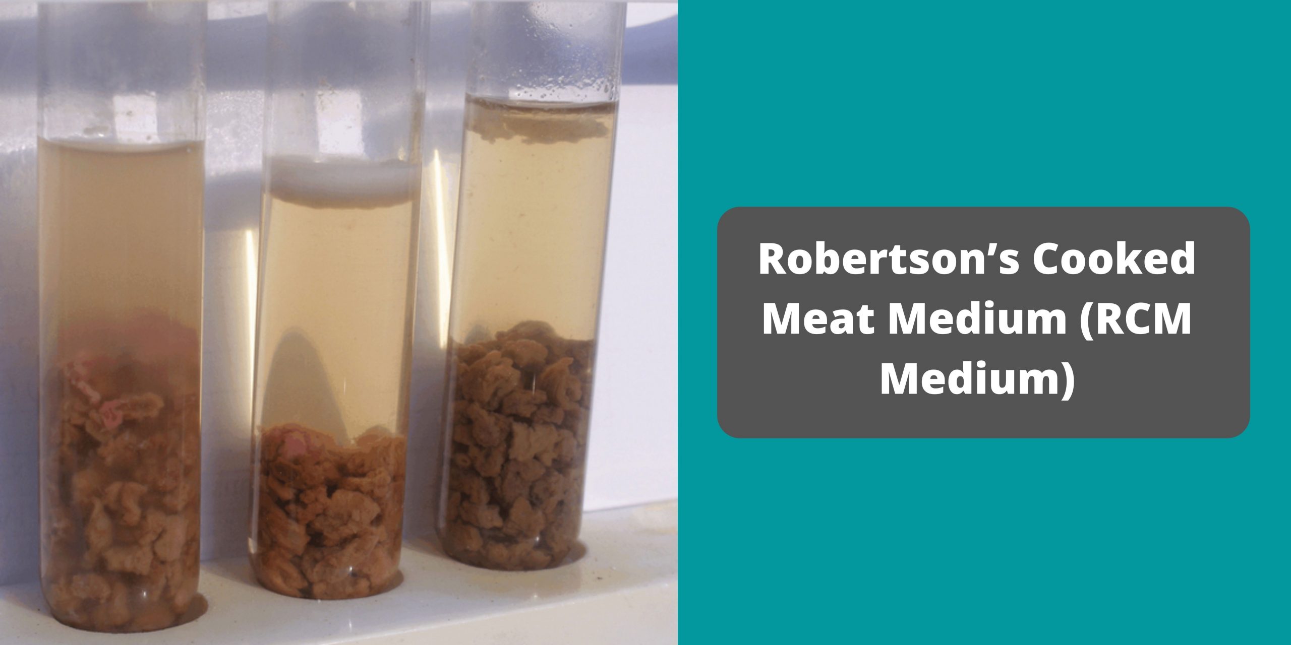 Robertson’s Cooked Meat Medium (RCM Medium) Preparation, Composition.