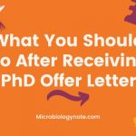 What You Should Do After Receiving a PhD Offer Letter ?