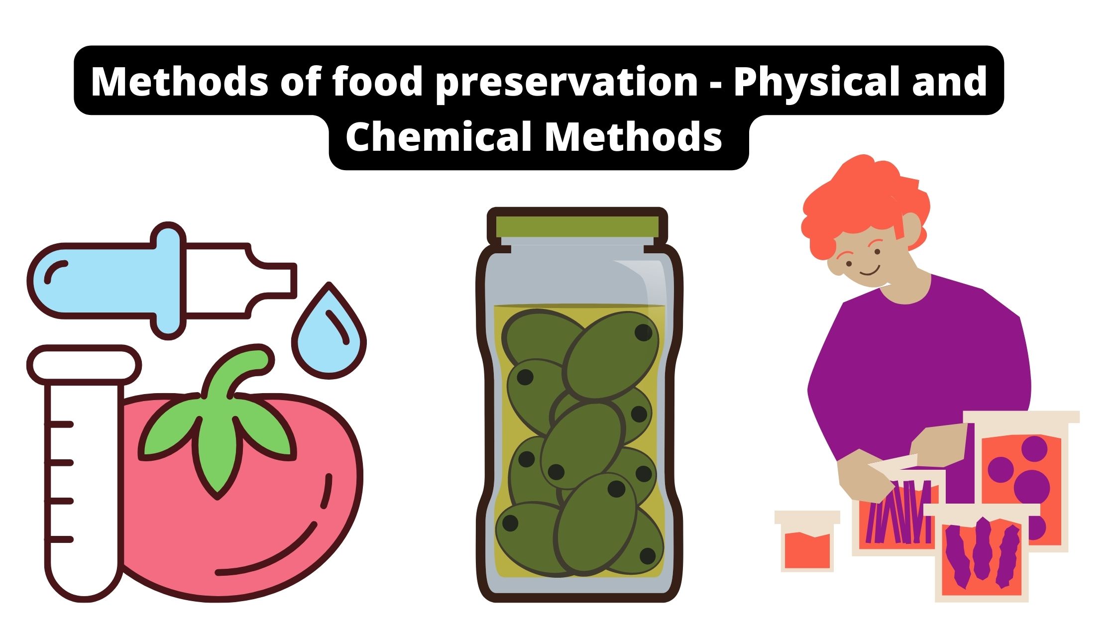 Methods of food preservation - Physical and Chemical Methods 