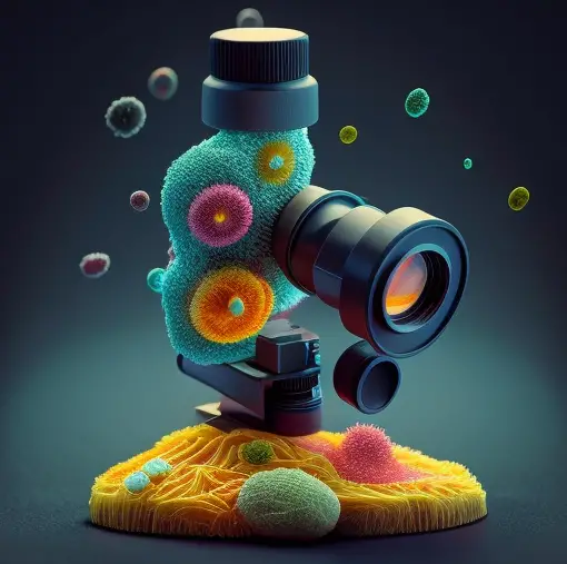 Top 8 AI Generated Picture of Microscope