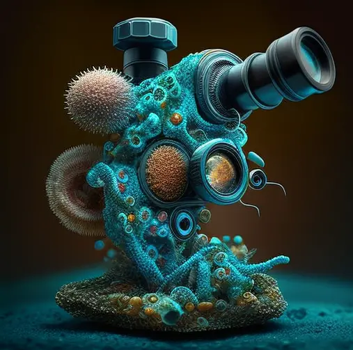 Top 8 AI Generated Picture of Microscope