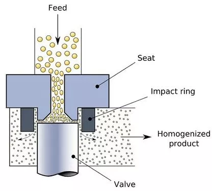Working principle of high pressure homogenizer