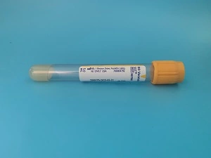 Marble or Gold (SST) (Plastic tubes with clot activator and gel for serum separation)