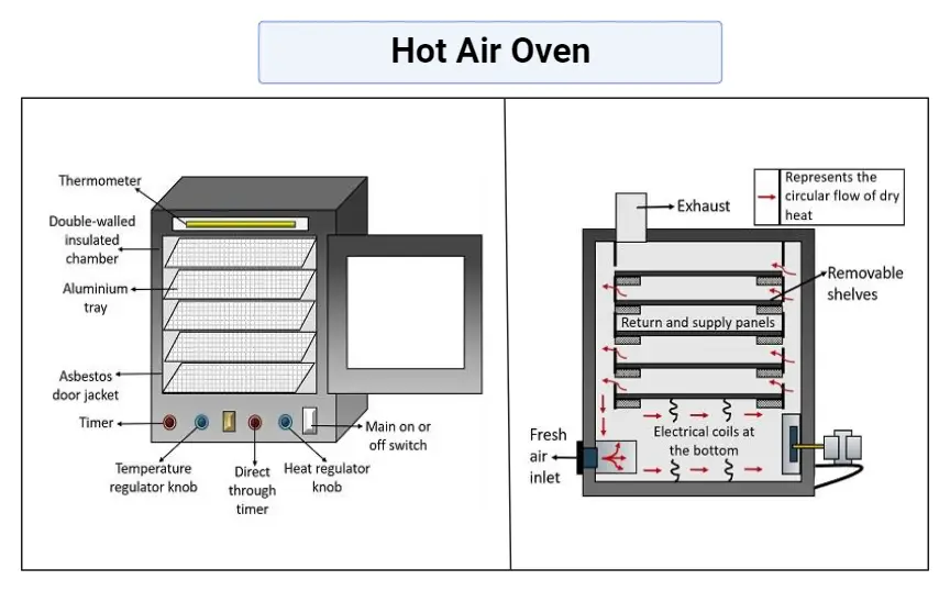 Principle of Hot Air Oven