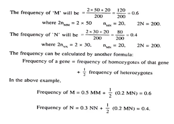 Genotype Frequency and Hardy-Weinberg Equilibrium
