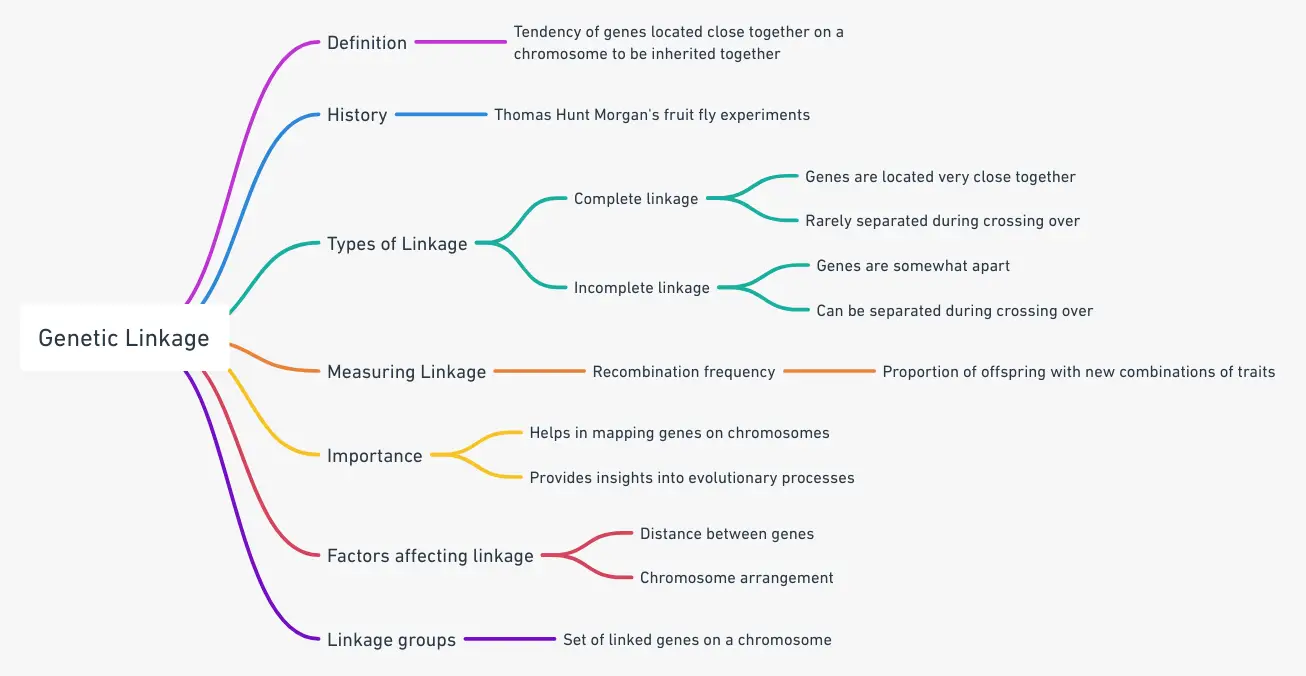 Genetic Linkage Mindmap